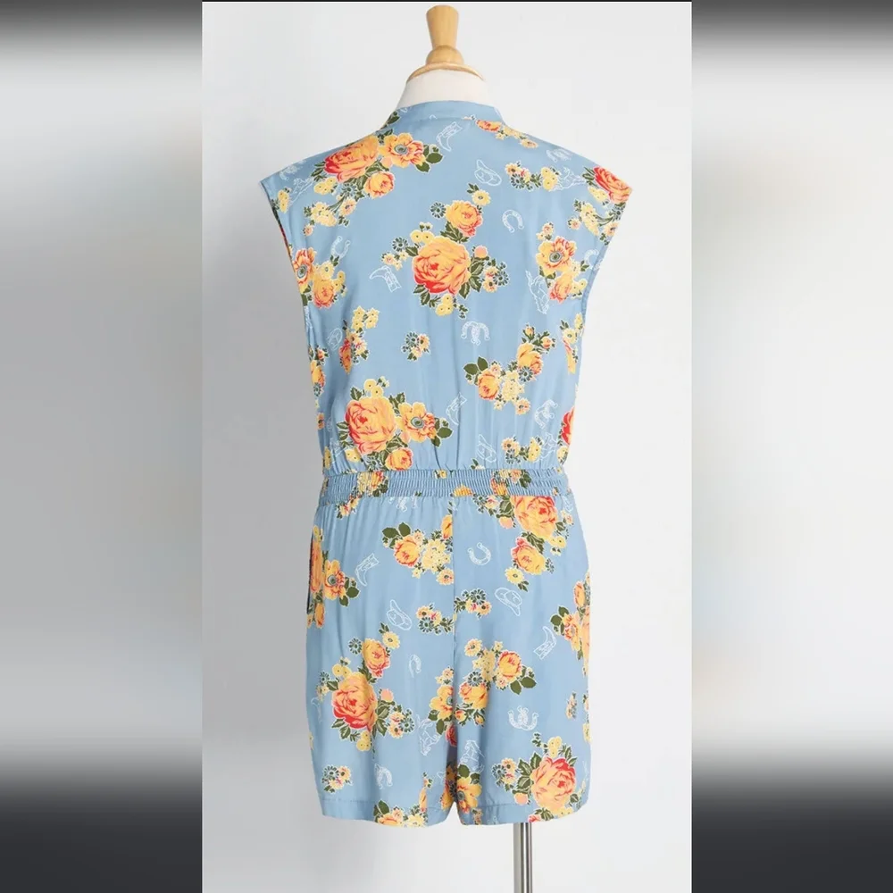 Modcloth Tennessee Rose Romper